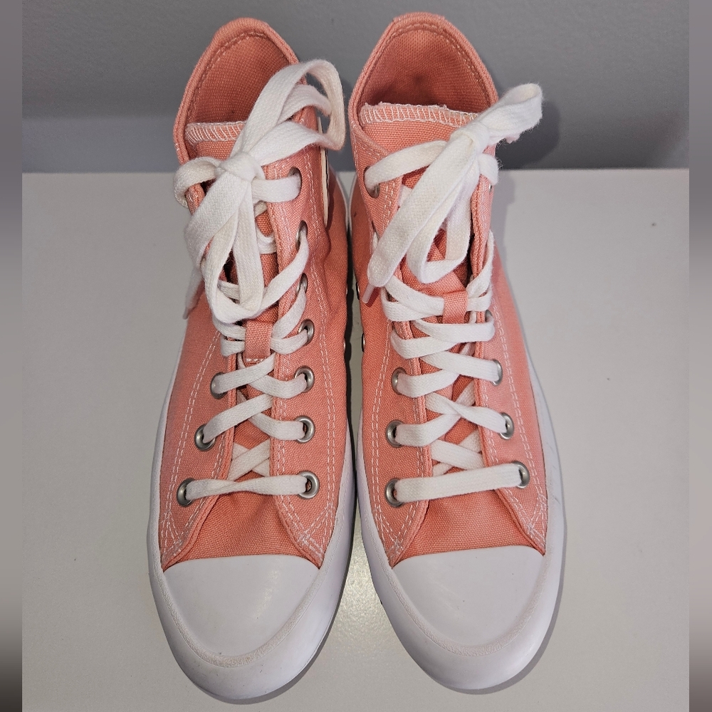 Converse Pink Chuck Taylor All Star Lugged Platform Sneaker - Size 6.5 - Picture 3 of 9